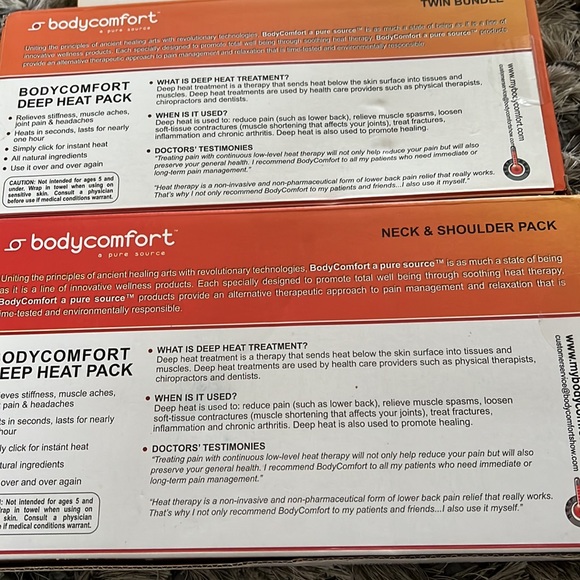 Body comfort complete heat packs new in box - Picture 4 of 7